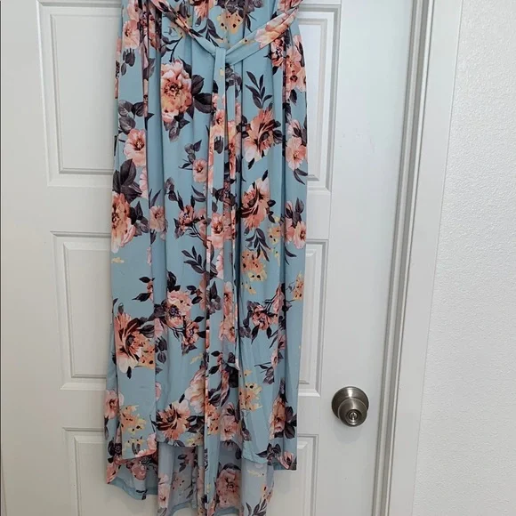 Maternity Pinkblush Floral Wrap dress - Picture 5 of 10